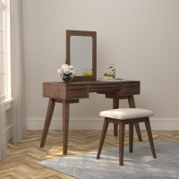 Coaster Furniture 930224 2-piece Vanity Set with 3-drawer Medium Brown